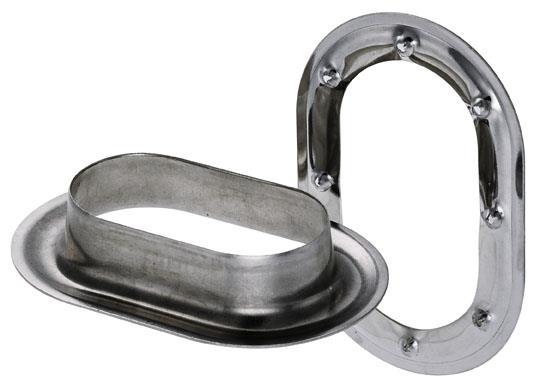 OBROČEK NERJAVECI OVALNI 42x22 mm