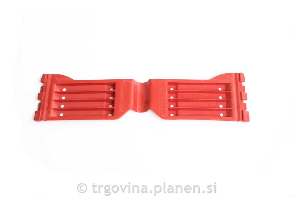 PVC SEZAM-ZATIKANJE RDEČI+ČRNI 500 mm