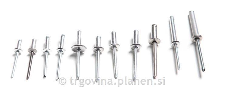 KOVICA 4,8X22 mm, ALU